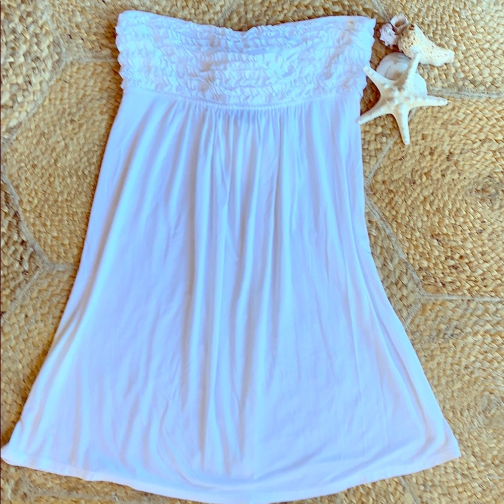 Victoria Secret Strapless swim or dress coverup.